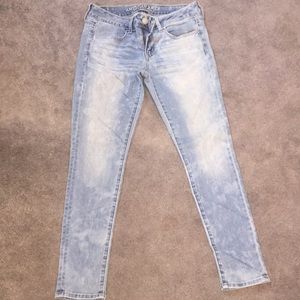 American eagle super low rise jeans size 8short